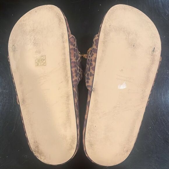 Good American Chain Platform Slide Sandal Leopard
Size 7 1/2 - Picture 9 of 12